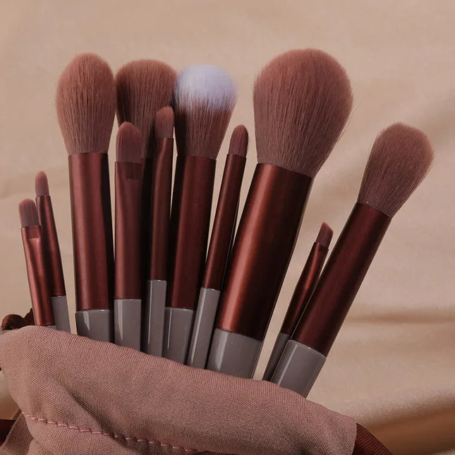 13 Piece Soft Makeup Brushes Set For Women Eyeshadow Tools - zapcart - - zapcart - - www.zapcart.eu - United Kingdom - 1005006108857884-brown - 8.99 - 