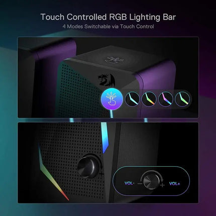 Redragon GS510 Waltz RGB Desktop Speakers For PC Gamers by zapcart