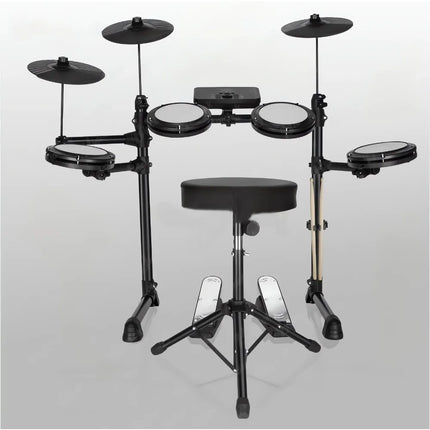 Donner Electronic Drum Set Kids USB MIDI 4 Drums 3 Cymbals by zapcart