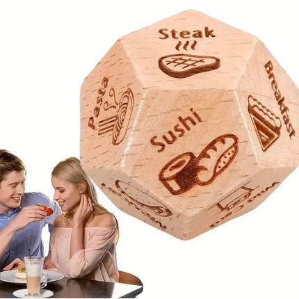 Food Determines Dice Romantic Couple Game for Date Nights by zapcart