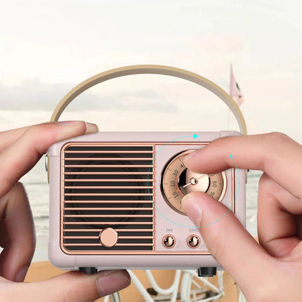 Acehe Mini Retro Bluetooth Speaker 5.0 Travel HM11 Stereo by zapcart