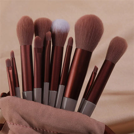 13Pcs Professional Makeup Brushes Set Soft Fluffy For All by zapcart