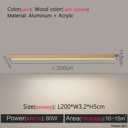 TES Long Strip Ceiling Light Office Surface Mounted LED by zapcart
