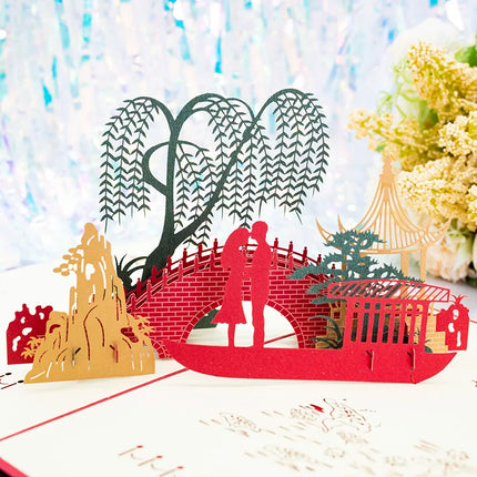 Parehope 3D Pop Up Valentine Card For Wife And Friends by zapcart