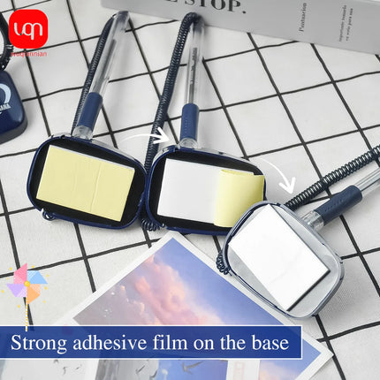 WQN-3/6/12PCS High-Quality Security Counter Neutral Pen With Adhesive Chain - Suitable For Reception Areas Schools And Office by zapcart