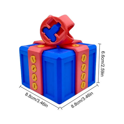 Hign-concerned Annoying Gift Box With Screws Prank 3D by zapcart