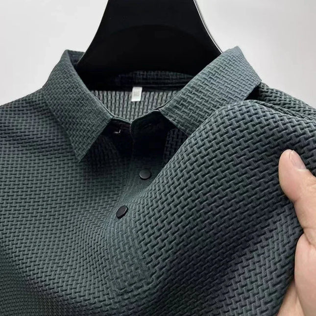 Choice Men Polo Shirt Bone Color Breathable Summer Casual by zapcart