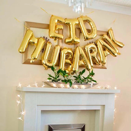 FENGRISECN Eid Mubarak Banner Plates Ramadan Tableware Kit by zapcart