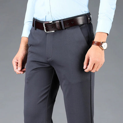 ENWEIGECN Men's Stretch Casual Business Suit Pants Big Size by zapcart