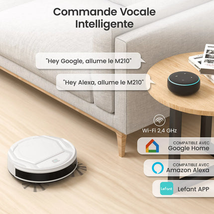 Lefant M210 Robot Vacuum Cleaner 120 Min Runtime Home Use by zapcart