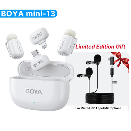 Boya Mini Wireless Lavalier Microphone For iPhone Android by zapcart