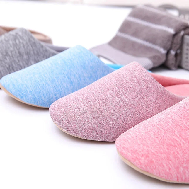 Unisex Japanese Style House Slippers Soft Cotton Comfort by zapcart