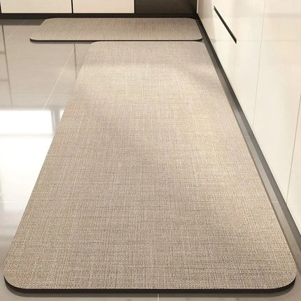 Pvc Kitchen Carpet Non-slip Oil-proof Rug Waterproof Leather Floor Mat Modern Long Strip Carpets Alfombra De Cocina 주방 미끄럼 방지 카펫 by zapcart