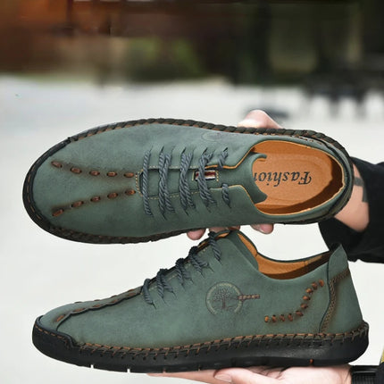 COZOK Handmade Leather Shoes For Men Comfortable Casual by zapcart