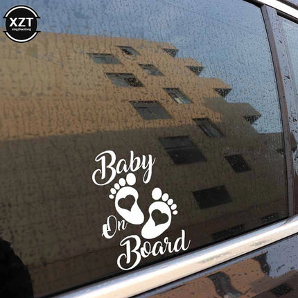 Baby On Board Car Sticker WYMECT For Families Visible by zapcart