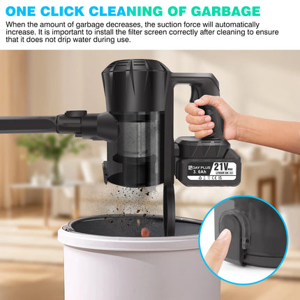 DayPlus Cordless Vacuum Cleaner Powerful Suction For Home by zapcart