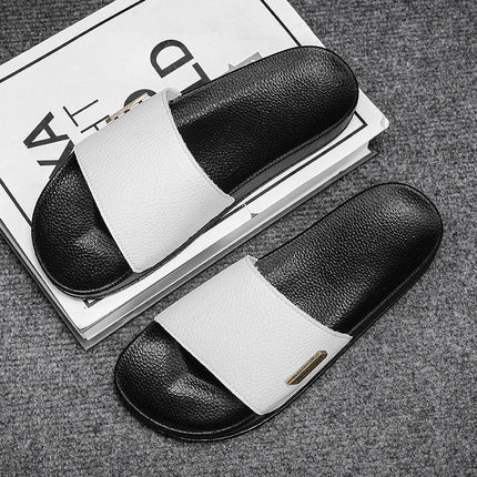 QZHSMY Mens Sandals Lightweight Comfort Flip Flops
