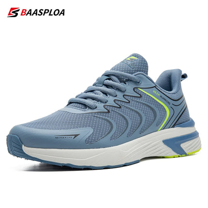 Baasploa Mens Running Shoes Lightweight Mesh Non Slip by zapcart