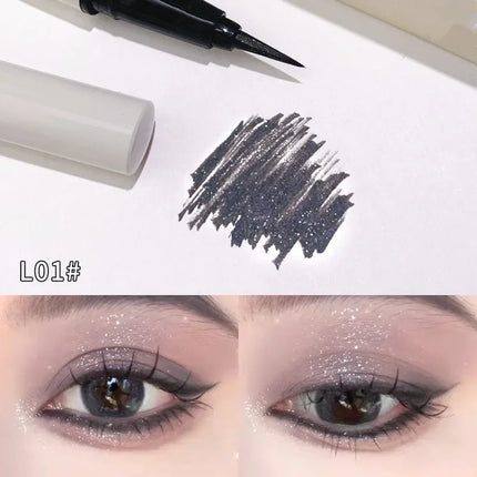 Glitter Eyeliner Pencil Long Lasting Waterproof Women by zapcart