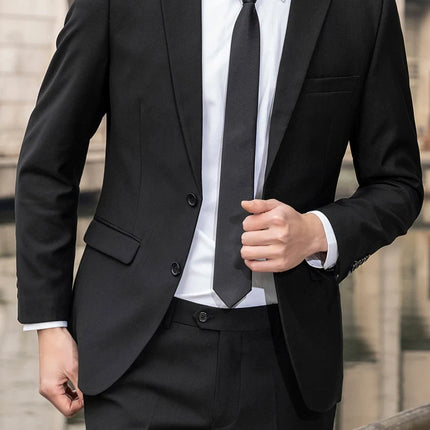 CN Sichuan Mens Premium Slim Fit Wedding Two Piece Set by zapcart