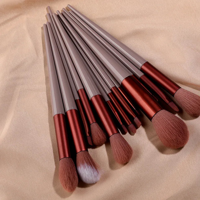 13 Piece Soft Makeup Brushes Set For Women Eyeshadow Tools by zapcart