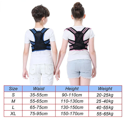 SIKOZNS Kids Posture Corrector Adjustable Back Belt by zapcart