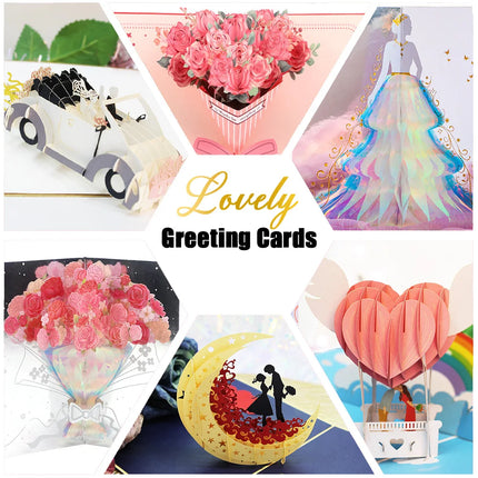 Parehope 3D Pop Up Valentine Card For Wife And Friends by zapcart