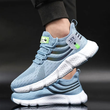 Big Running Men Breathable Lightweight Running Shoes by zapcart