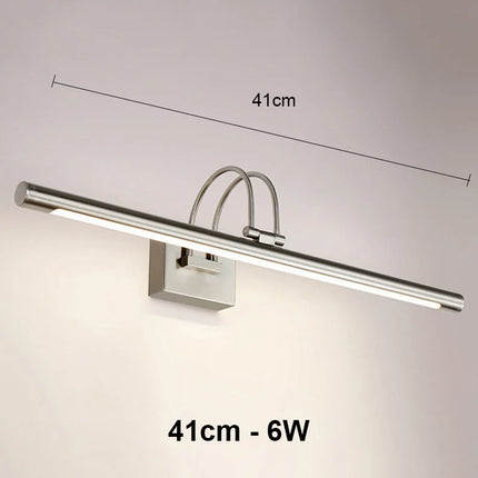 Mirror Wall Lamps Bathroom Modern Wall Lights 43CM 55CM 9W 12W Toilet Wall Mounted Lighting Fixtures Sconces Indoor Bedroom by zapcart