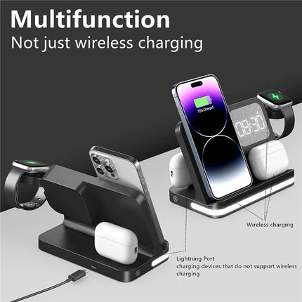 VIKEFON Wireless Charger Stand 15W For iPhone And Galaxy by zapcart