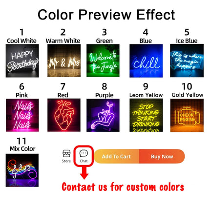 Custom Name Neon Sign Teens Gift Ineonlife USB Dimmable by zapcart