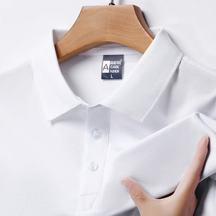 Mens Polo Shirt Short Sleeve Breathable Comfort CN Zhejiang by zapcart