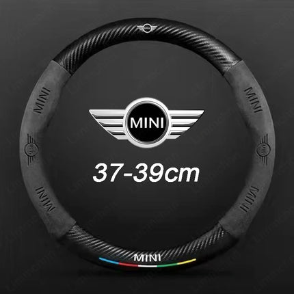 Mini Steering Wheel Cover Embossed Logo For Cooper JCW Fans by zapcart