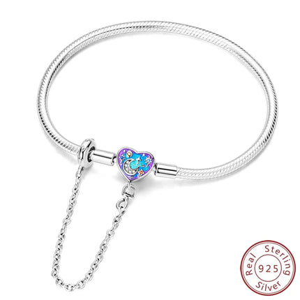 IQMAC Original Sterling Silver 925 Charm Bracelet For Women by zapcart