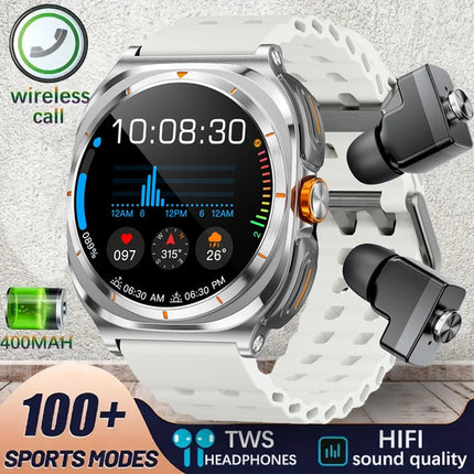 Wireless Smartwatch And TWS Earphones For Fitness Tracking by zapcart