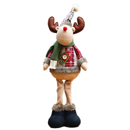 Choice Christmas Dolls 3pc Set Stretchable Holiday Decor by zapcart