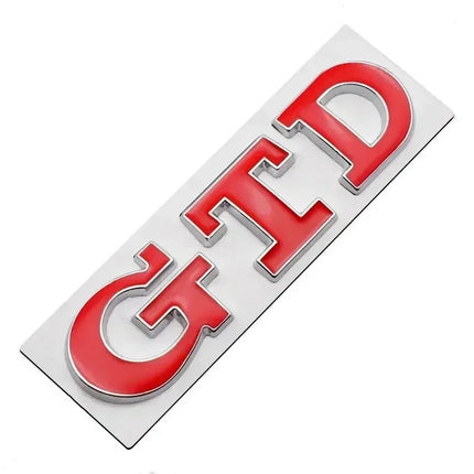 High-concerned 3D Metal GTI Badge For VW Golf GTI Rear Trunk