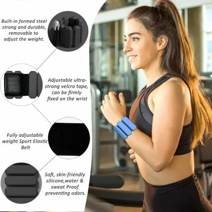 Craft of Weaving Adjustable Weighted Wrist Weights Yoga by zapcart