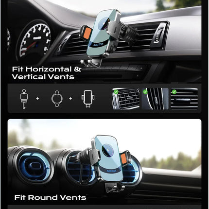 UYUXIO Wireless Car Charger Auto Clamping For iPhone by zapcart