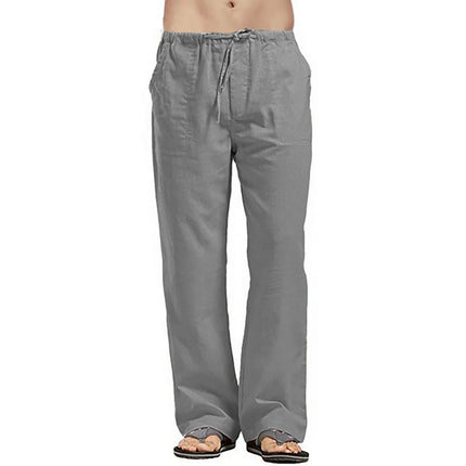 RealXizicn Men's Breathable Elastic Drawstring Pants by zapcart