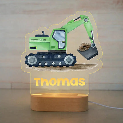 Personalized Kids Animal Night Light Custom Name Lamp by zapcart