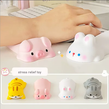 YOCUNKER Cute Animal Wrist Rest Mouse Pad Memory Foam PC by zapcart