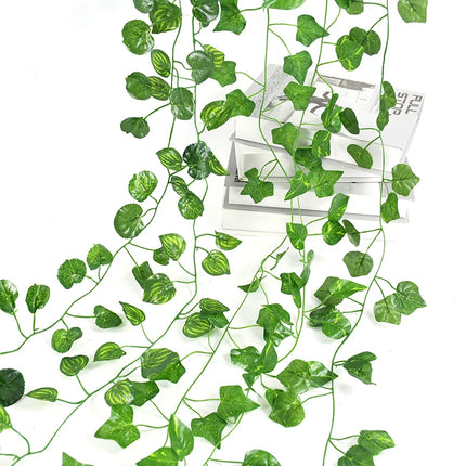 ZQNYCYCN 2.1M Silk Ivy Leaf Garland for Weddings and Decor by zapcart