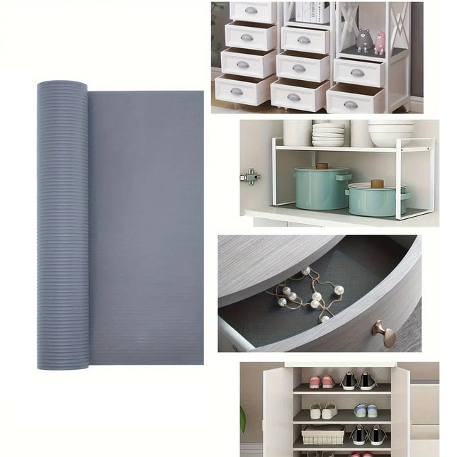 Kitchen Shelf Liner Drawer Liners Non-Adhesive Refrigerator Liners Waterproof Fridge Mats Shelves Pantry by zapcart