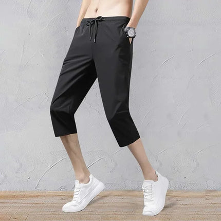 Longchengyixi Men Breathable Nylon IceSilk Shorts Plus Size by zapcart