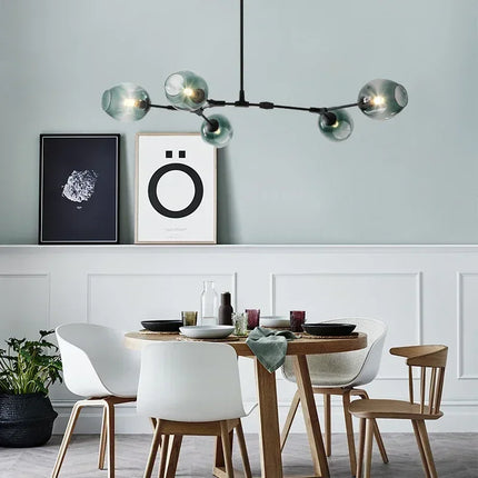 YANKE Nordic Glass Pendant Lights For Bedroom And Dining