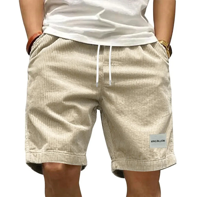 King Billion Mens Retro Cargo Shorts Breathable Corduroy by zapcart
