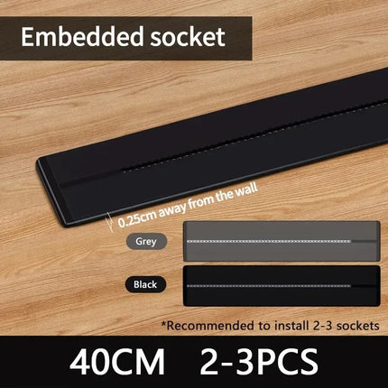 Froncs Wall Mounted Track Socket USB Power for Home Use by zapcart