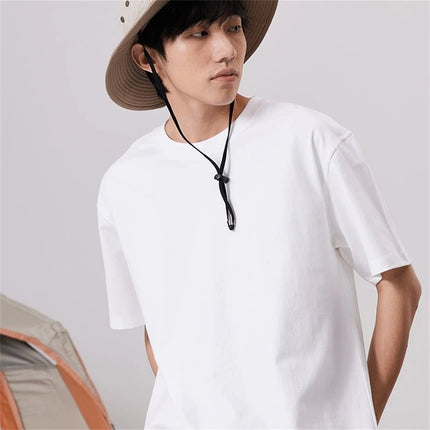 ZHUOFUCN Summer Cotton T Shirt For Men Women O Neck by zapcart