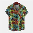 CN Jiangxi Men Quick Dry Beach Shirt Hawaiian Flamingo by zapcart